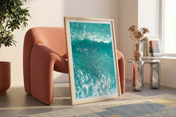 Beach wall art by Inframe