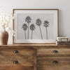 Black and White Palm Tree Fine Art Print - Minimalist Palm Trees Wall Art, Los Angeles Landscape Photography Art Print, Coastal Home Decor