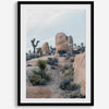 Fine Art California Desert Print - Extra Large Desert Photography Wall Art, Framed Joshua Tree National Park Poster for Wall Decor