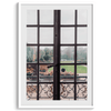 Step into the charm of Parisian life with this fine art Parisian window photo print. Hanging this framed photo on your wall is like adding an enchanting window into the life of Paris in the fall.