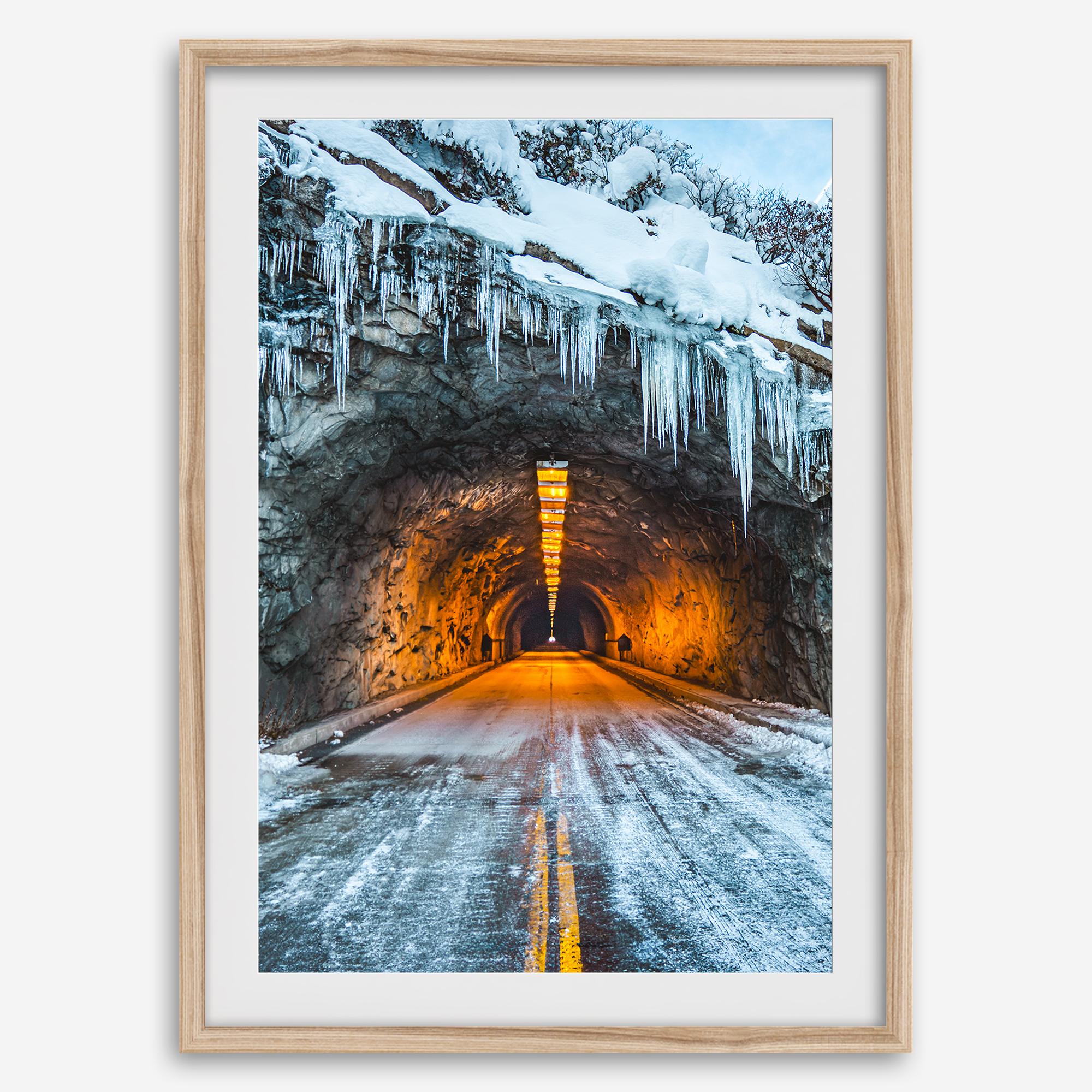 Fine Art Yosemite Mountain Print - Winter Wall Art, Yosemite National Park Art Gift, Snowy Mountains Wall Art, Western Nature Decor