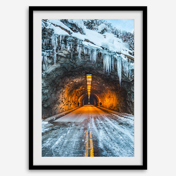Fine Art Yosemite Mountain Print - Winter Wall Art, Yosemite National Park Art Gift, Snowy Mountains Wall Art, Western Nature Decor