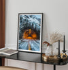 Fine Art Yosemite Mountain Print - Winter Wall Art, Yosemite National Park Art Gift, Snowy Mountains Wall Art, Western Nature Decor