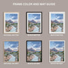 Zion wall art set featuring black and white photography of Zion National Park’s cliffs and Virgin River