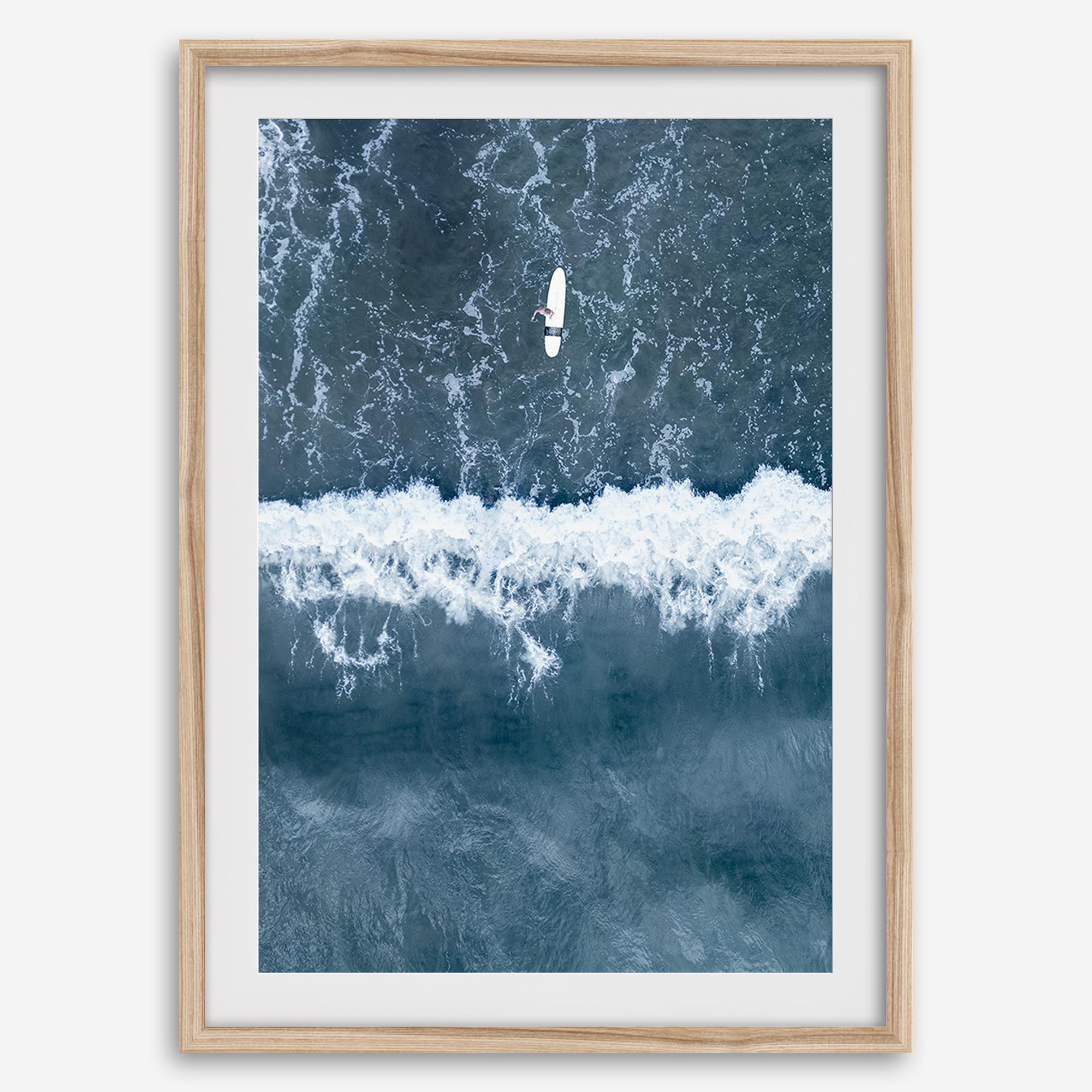 Set of three aerial beach wall art prints featuring ocean photography from Pismo Beach, Point Reyes and Hanalei Bay