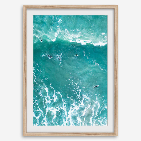 Set of three aerial beach wall art prints featuring ocean photography from Pismo Beach, Point Reyes and Hanalei Bay