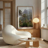 Kauai palm tree wall art featuring tropical palms and misty mountains at Keʻe Beach