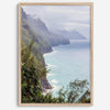 Kauai Wall Art - Na Pali Coast Tropical Landscape Vertical Print