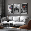 London wall art set of three photography prints featuring Covent Garden Underground, Camden Market and Soho by Ran Milo