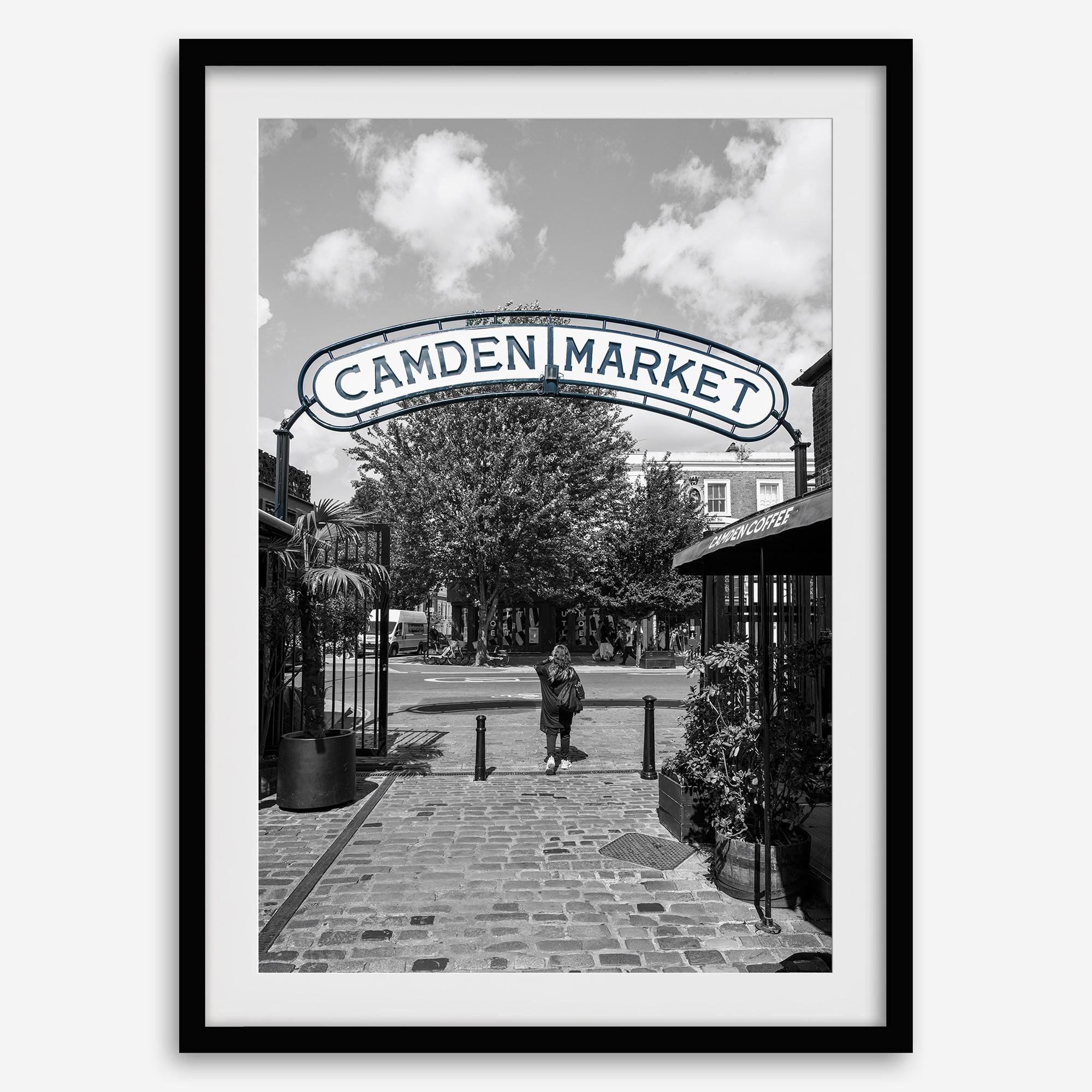 London wall art set of three photography prints featuring Covent Garden Underground, Camden Market and Soho by Ran Milo