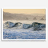 A fine art Ocean print showcasing water waves crashing in the ocean. this beach-themed wall art will make you want to jump into the waves every time you look at it. Taken in Bodega Bay, California.
