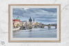 Prague Wall Art featuring Charles Bridge and Old Town skyline over the Vltava River