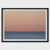 Ocean Sunset Wall Art Photo Print - Beautiful Sunset Framed Picture,  Fine Art Minimalist Ocean Photography Print for Home or Office Decor