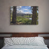 Fly Fishing in Lassen National Part  - Fine Art Canvas Print for Fishing Wall Decor and National Parks Wall Art - Large Landscape Canvas Art