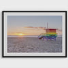 Venice Beach Photography Print - Fine Art Los Angeles Print, California Sunset Ocean Wall Art, Framed Coastal Sunset Poster for Home Decor