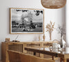 Tower Bridge wall art print, fine art black and white cityscape photography.