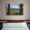 Fly Fishing in Lassen National Part - Fine Art Canvas Print for Fishing Wall Decor and National Parks Wall Art - Large Landscape Canvas Art